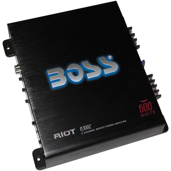 Main product image for BOSS R3002 RIOT 600 Watt 2 Ch MOSFET Amplifier 265-3982